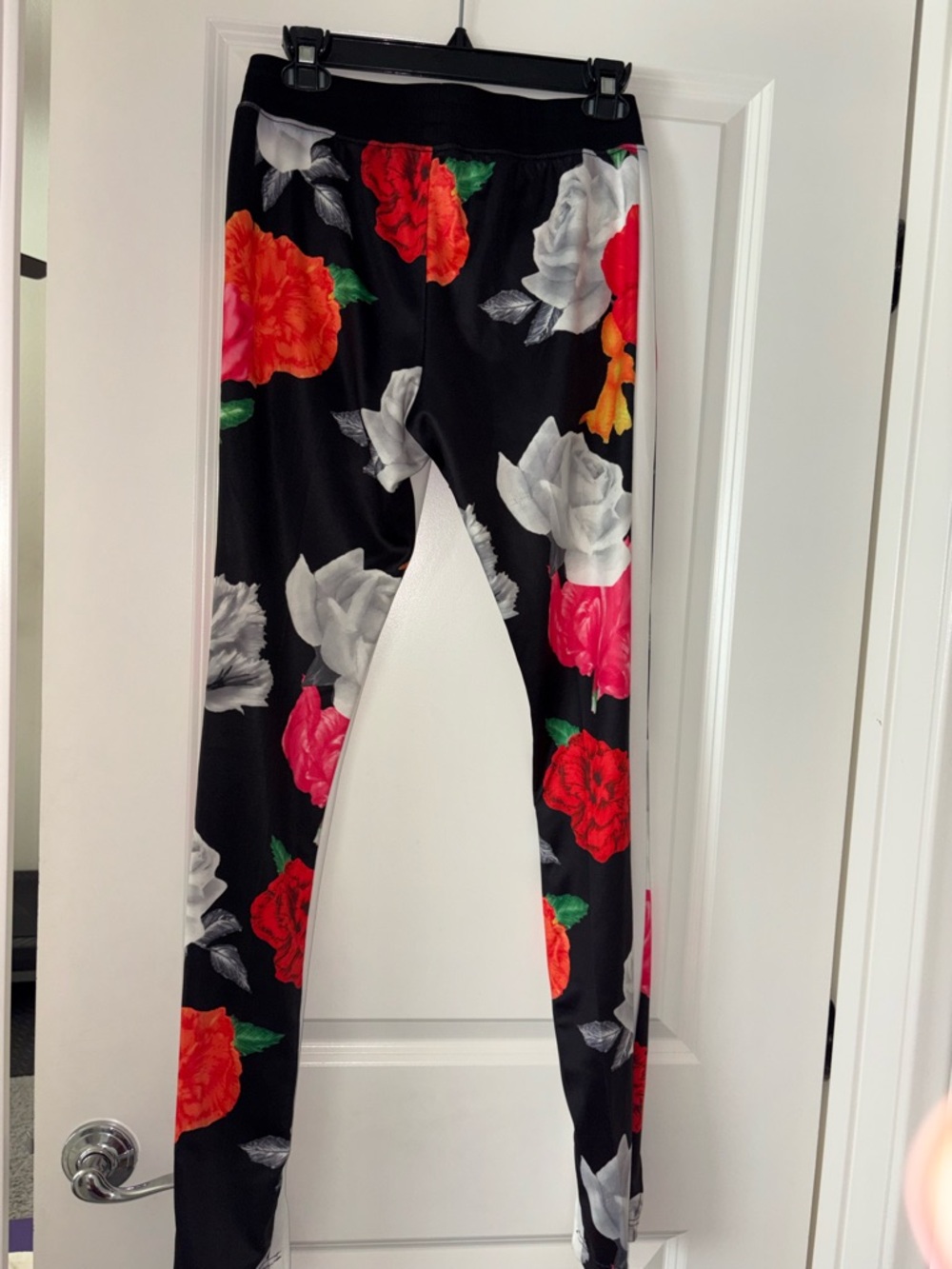 PAM & GELA Floral Print Track Cigarette Pant Size P/Small - Picture 8 of 13